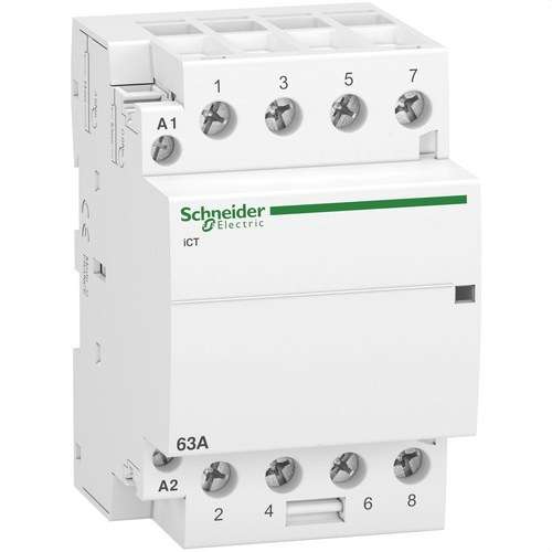 Modularer Schütz Acti9 iCT 63A 4P 4Ö mit der Referenz A9C20864 von der Marke SCHNEIDER ELECTRIC