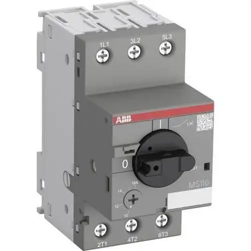 Motorschutzschalter MS116-16 10-16A mit der Referenz 1SAM250000R1011 von der Marke ABB