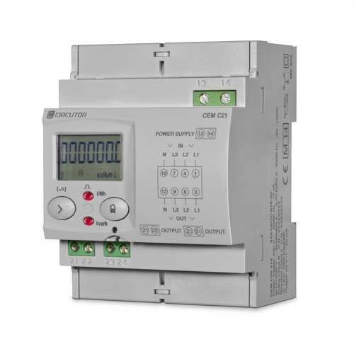 Dreiphasen-Direkt-Energiezähler mit Kommunikation CEM-C21-485-T1 mit der Referenz Q22421. von der Marke CIRCUTOR