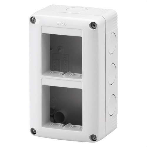 Oberflächenmontagekasten für Mechanismen SYSTEM 4 Module IP40 mit der Referenz GW27021 von der Marke GEWISS