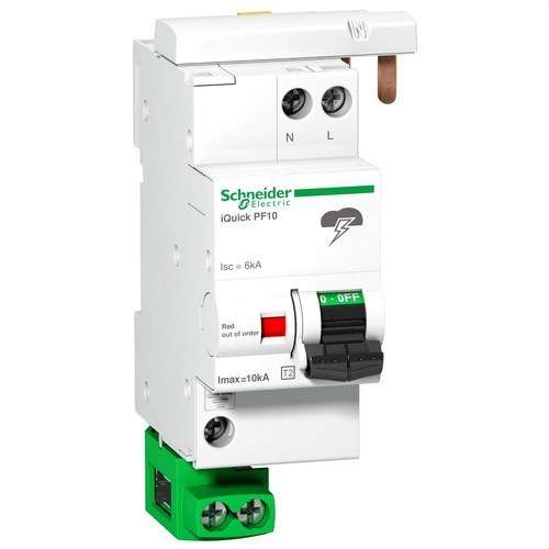 Überspannungsschutzgerät Acti9 Quick PF 1P+N 10 kA Typ 2 mit der Referenz A9L16617 von der Marke SCHNEIDER ELECTRIC