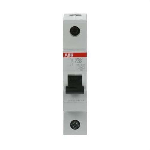 Leitungsschutzschalter SH201-C32 1P 32A Charakteristik C 6kA mit der Referenz 2CDS211001R0324 von der Marke ABB
