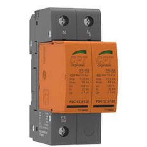 Überspannungsschutzgerät PSC2-230 TNS 2P 12,5kA 2 Module steckbar mit der Referenz 77738255 von der Marke CIRPROTEC