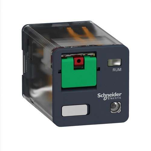 Relais 3 W/Ö 10A + Testknopf + LED 24V AC mit der Referenz RUMC32B7 von der Marke SCHNEIDER ELECTRIC