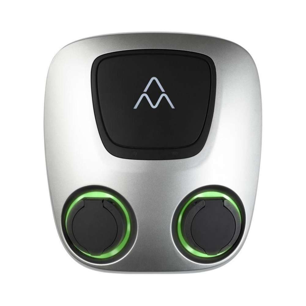 Double Electric Car Charger with WiFi 2 x 22kW Charge Amps Aura Sockets with reference 101010 from the brand CHARGE AMPS