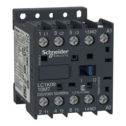 Minischütz K Dreipolig 9A 400V 50-60HZ mit der Referenz LC1K0910V7 von der Marke SCHNEIDER ELECTRIC