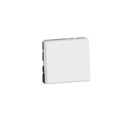 Legrand Mosaic EasyLed Schalter 2 Module 1 Weg 10AX 250V weiß mit der Referenz 077010L von der Marke LEGRAND