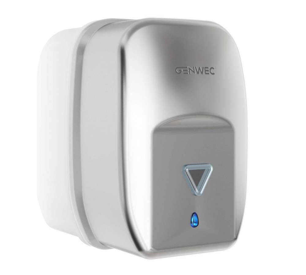 Automatischer Seifenspender zur Wandmontage 1.200ml Edelstahl satiniert mit der Referenz GW04 20 04 01 von der Marke GENWEC