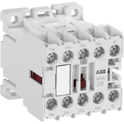 Mini-Schütz-Relais ABB 50 Hz 415-440 V MCRA022ATW mit der Referenz 1SAH102053R9900 von der Marke ABB