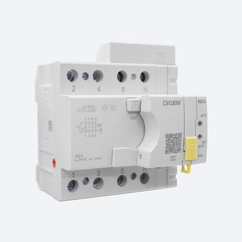 Automatischer Rückstellbarer Differenzialschalter REC4 4P 40A 30mA mit der Referenz P26F21. von der Marke CIRCUTOR