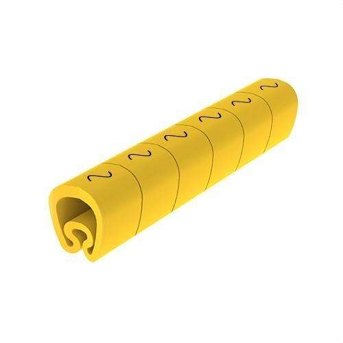 Vorgeschnittene gelbe Markierer Ø8 PVC-beschichtet mit der Referenz 1812-alter von der Marke UNEX