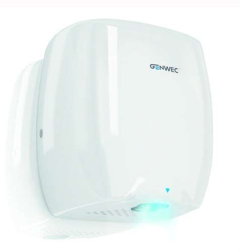 Elektronischer Sensors Händetrockner E-flow weißes Aluminium 220-240V mit der Referenz GW01 12 02 00 von der Marke GENWEC