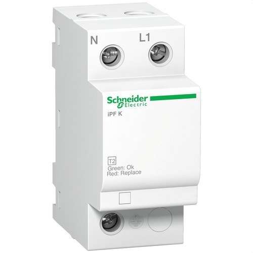 Überspannungsschutzgerät Typ 2 Acti9 iPFK40 40KA 340V 1P+N mit der Referenz A9L15687 von der Marke SCHNEIDER ELECTRIC