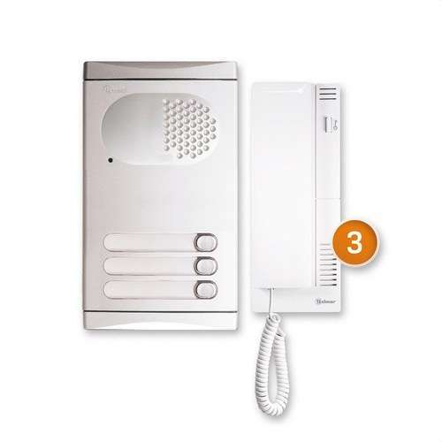 Kit Türsprechanlage für 3 Wohnungen Golmar 4130/AL mit der Referenz 11284130B von der Marke GOLMAR
