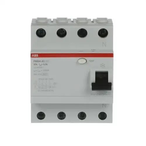 Differential 4P 25A Klasse AC 300mA mit der Referenz 2CSF204003R3250 von der Marke ABB