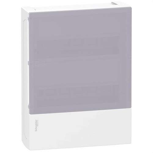 Oberflächenverteilerkasten MINI PRAGMA 24 Module rauchfarbene Tür mit der Referenz MIP10212T von der Marke SCHNEIDER ELECTRIC