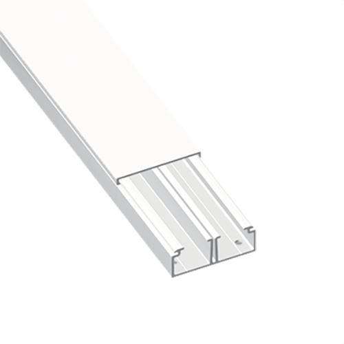 Weiße Rahmenleiste mit 1 Trennwand U23X 16x30mm mit der Referenz 78083-2 von der Marke UNEX