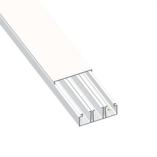 Rahmen mit 2 weißen Trennwänden 20x75mm mit der Referenz 78147-2 von der Marke UNEX