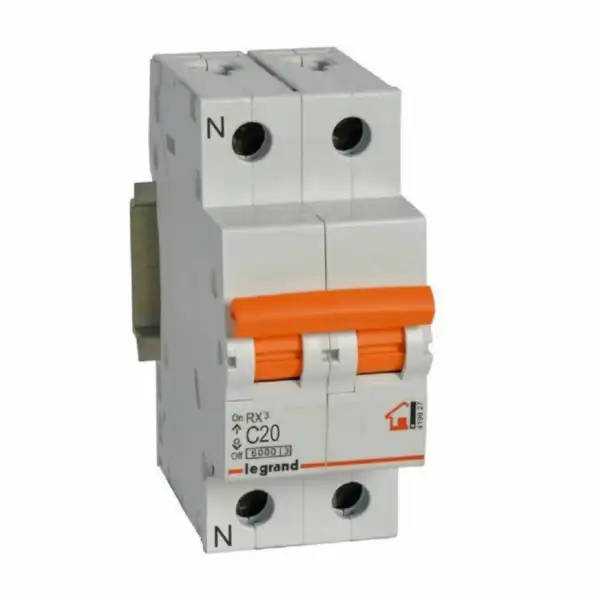 RX³ Thermal Magnetic Circuit Breaker - 1P+N - 230V~ - 20A - C Curve with reference 419927 from the brand LEGRAND