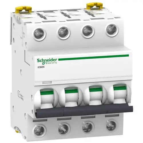 Leitungsschutzschalter Acti9 iC60N 4P 40 A Charakteristik D mit der Referenz A9F75440 von der Marke SCHNEIDER ELECTRIC
