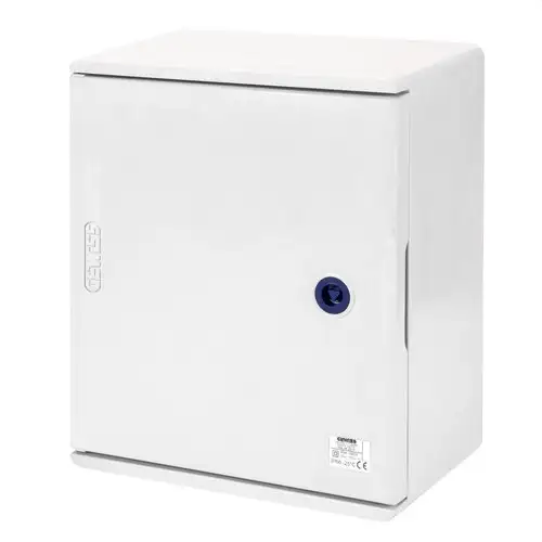 Verstärkter grauer wasserdichter Kasten 46QP 250x300x160mm mit der Referenz GW46001F von der Marke GEWISS