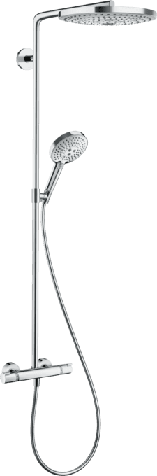 Thermostat-Duschset Raindance Select S Showerpipe 300 mit der Referenz 27133000 von der Marke HANSGROHE