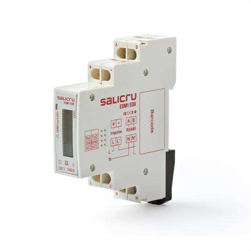 Intelligenter Energiezähler Smart Meter Einphasen ESM1 EQX mit der Referenz 6B2OP000008 von der Marke SALICRU