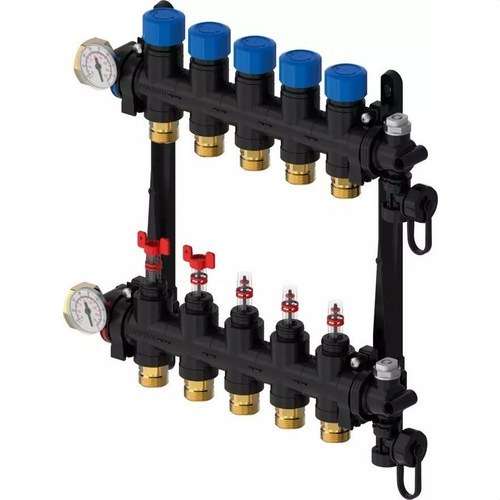 UPONOR VARIO M VERTEILER MIT DURCHFLUSSMESSER FM 4XG3/4"EURO mit der Referenz 1085946 von der Marke UPONOR