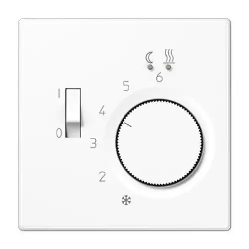 Thermostat für Fußbodenheizung LS990 10A glänzend weiß mit der Referenz FTRLS231WW von der Marke JUNG