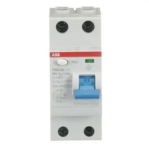 Differential 2P 25A Klasse AC 300mA mit der Referenz 2CSF202001R3250 von der Marke ABB