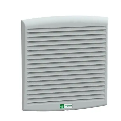 Ventilator mit Auslassgitter und Filter G2 300m3/h 230V IP54 ClimaSys mit der Referenz NSYCVF300M230PF von der Marke SCHNEIDER ELECTRIC