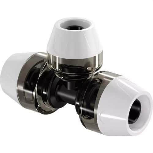 Uponor RTM T-Stück reduziert PPSU 25x20x20 mit der Referenz 1048557 von der Marke UPONOR