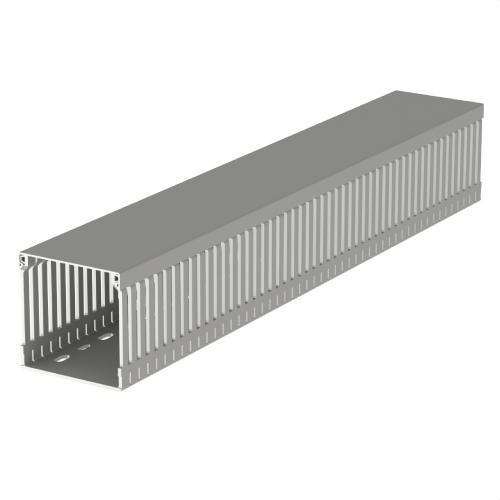Grauer Kabelkanal U23X 80x80mm mit der Referenz 80.80.77 von der Marke UNEX