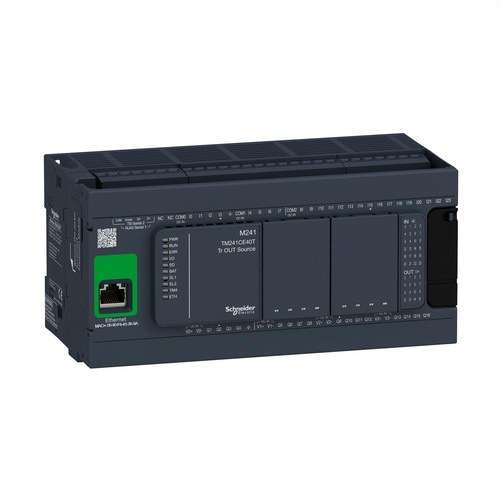 Steuergerät M241 40 ES Transistor PNP Ethernet mit der Referenz TM241CE40T von der Marke SCHNEIDER ELECTRIC