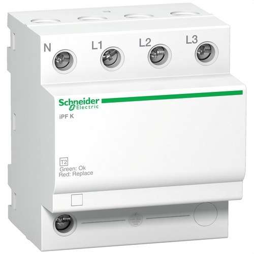 Überspannungsschutzgerät Typ 2 Acti9 iPFK40 40KA 340V 3P+N mit der Referenz A9L15688 von der Marke SCHNEIDER ELECTRIC