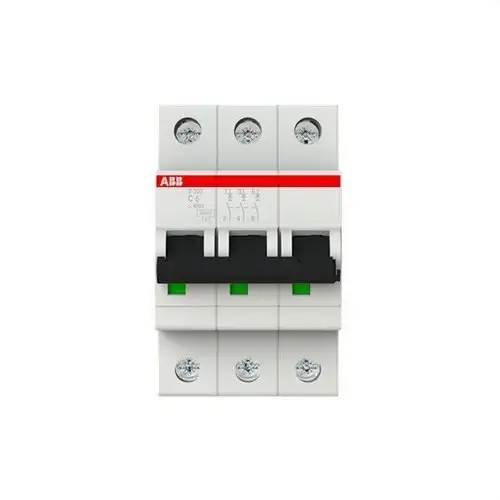 Leitungsschutzschalter S203-C6 3P 6A Charakteristik C 10kA mit der Referenz 2CDS253001R0064 von der Marke ABB