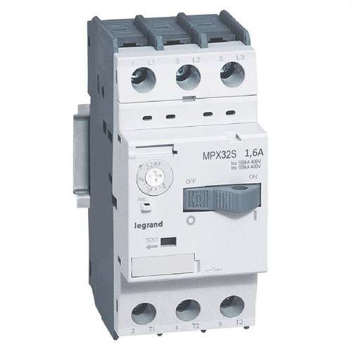 Motorschutzschalter MPX 32S 1,0-1,6A mit der Referenz 417305 von der Marke LEGRAND