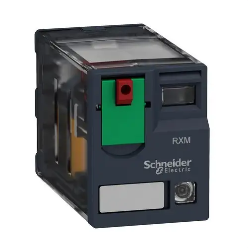 Miniaturrelais 6A 4 NO/NC mit LED 230V AC mit der Referenz RXM4AB2P7 von der Marke SCHNEIDER ELECTRIC