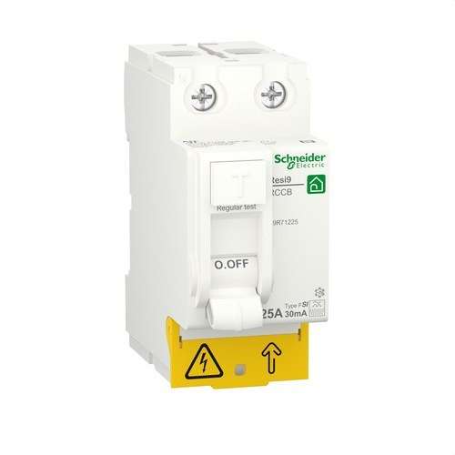 Differenzial RESI9 ID 2P 25A 30mA F-SI mit der Referenz R9R71225 von der Marke SCHNEIDER ELECTRIC