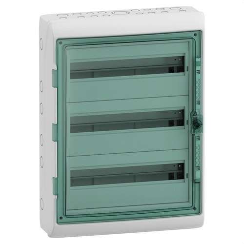 Wasserdichte Verteilerbox 3 Reihen 54 Module 610x448x160mm mit der Referenz 13986 von der Marke SCHNEIDER ELECTRIC