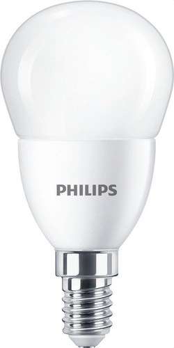 LED-Kugelbirne CorePro Lustre ND 7-60W E14 827 P48 FR mit der Referenz 31304000 von der Marke PHILIPS