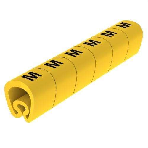 Vorgeschnittene gelbe Markierer Ø18 PVC-beschichtet mit der Referenz 1813-M von der Marke UNEX