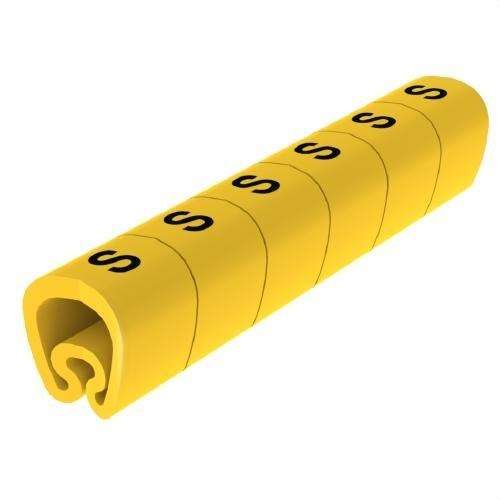 Vorgestanzte gelbe Markierer Ø18 PVC-beschichtet mit der Referenz 1813-S von der Marke UNEX