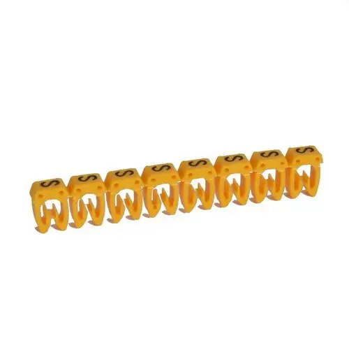 Kabelkennzeichnung CAB 3 - Buchstabe S bis 1,5mm2 mit der Referenz 038318 von der Marke LEGRAND
