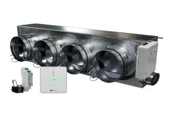 Motorisiertes Plenum Airzone Easyzone 25 Wi-Fi Standard + VMC AZC25MELST01S4 für Mitsubishi Electric – 4 Ausgänge Ø200 mm (geringe Kapazität) mit der Referenz AZC25MELST01S4 von der Marke AIRZONE