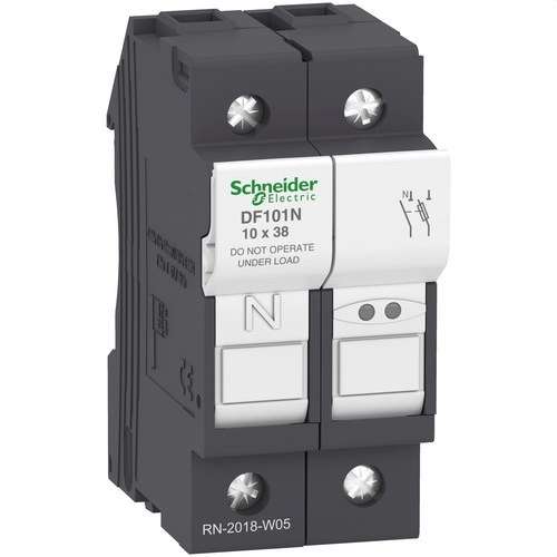 Sicherungshalter 1P/N 32A 10X38MM mit der Referenz DF101N von der Marke SCHNEIDER ELECTRIC