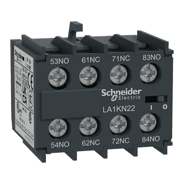 Hilfskontaktblock TeSys Kiliar TeSys K 2 NO + 2 NC mit der Referenz LA1KN22 von der Marke SCHNEIDER ELECTRIC