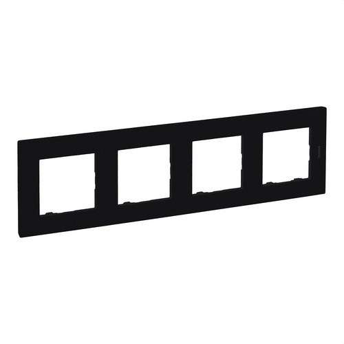 Niloé Step Matte Black 4-Element Decorative Frame with reference 864574 from the brand LEGRAND