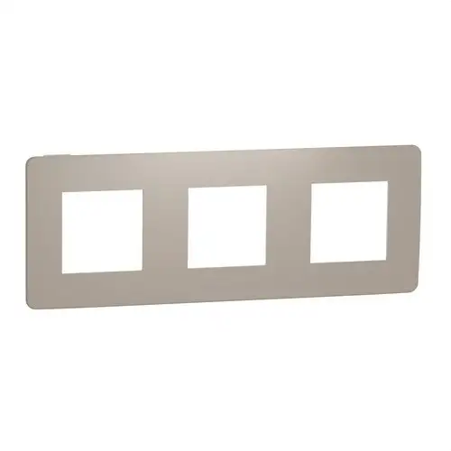 3-Element Mink Frame New Unica Studio with reference NU280626 from the brand SCHNEIDER ELECTRIC