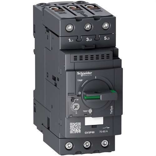 Motorautomat TeSys GV3 3P 70-80A EverLink mit der Referenz GV3P80 von der Marke SCHNEIDER ELECTRIC